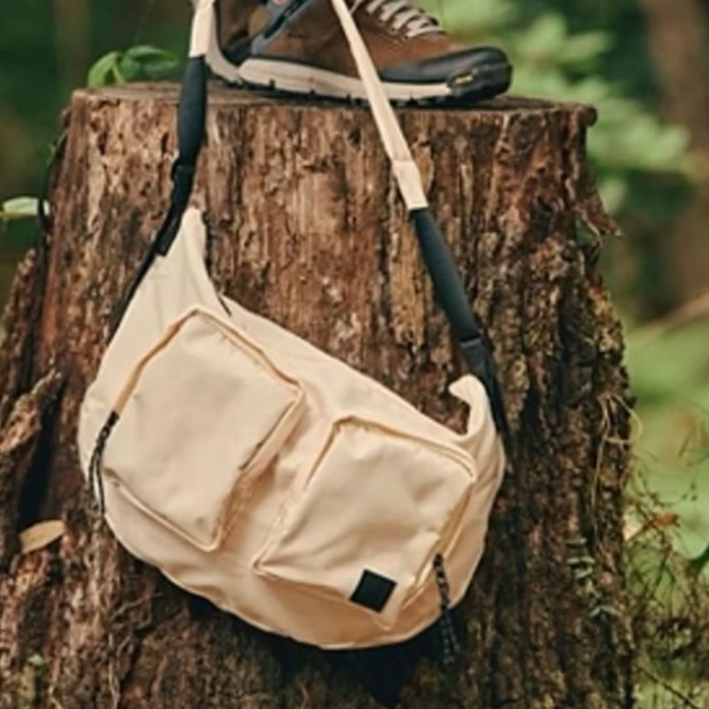 Free People Trailhead Sling Bag Beige